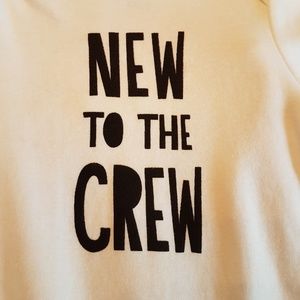 NWT 3 pc baby outfit Pants Shirt Hat 6-9 mths Cute